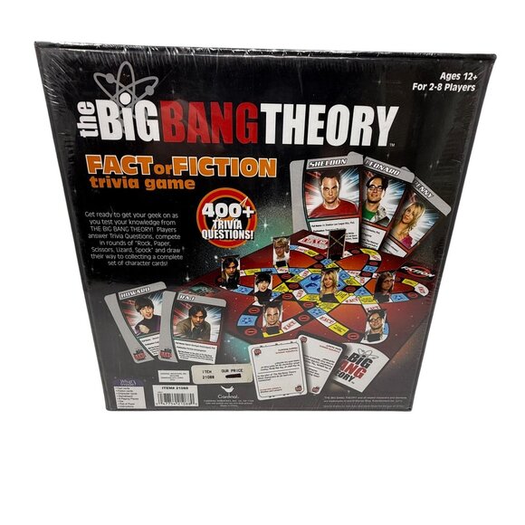 The Big Bang Theory Fact Or Fiction Trivia Game Sealed - Ages 12+ - Picture 2 of 6